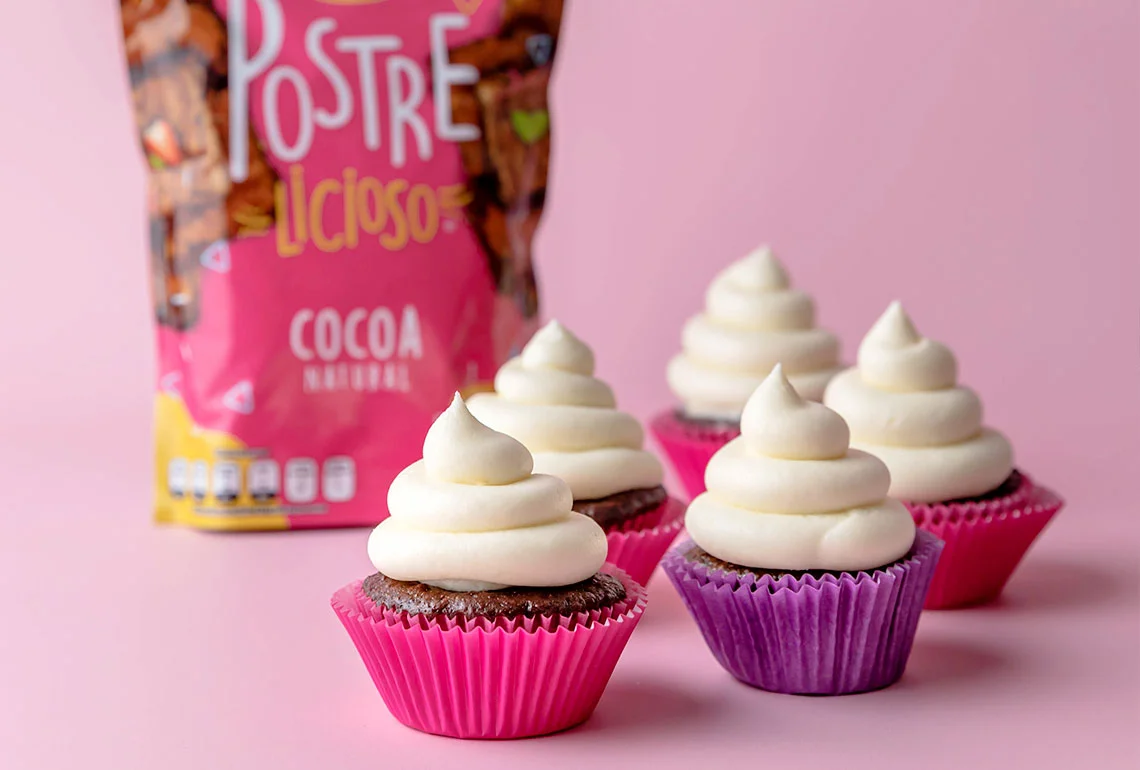 Cupcakes de chocolate