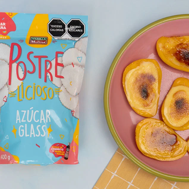 Mango posset brûlée