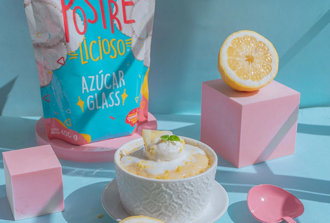 Pastelito de limón en micro (mug cake)