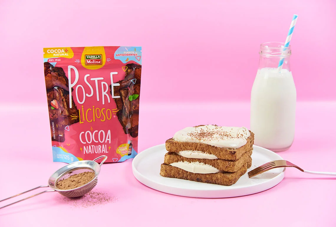 Pan francés de tiramisú