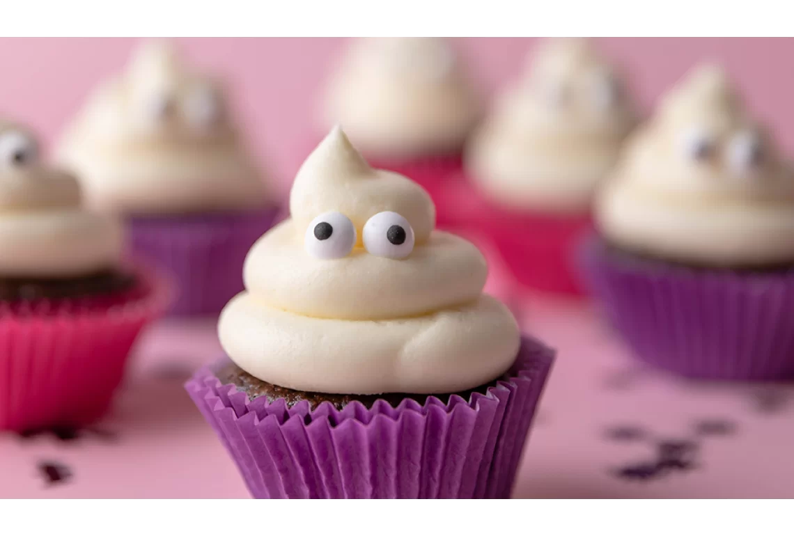 Cupcakes de fantasma