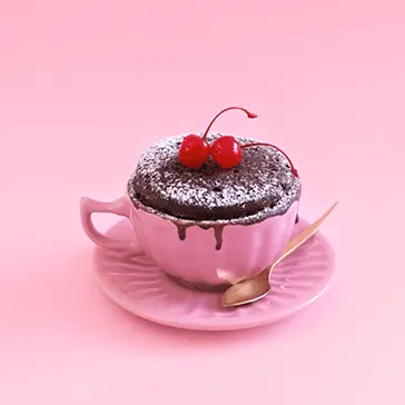 Mug cake de chocolate