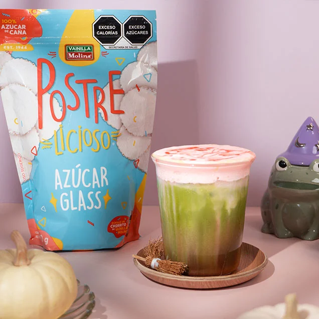 Matcha latte versión halloween zombie