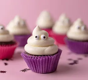 Cupcakes de fantasma