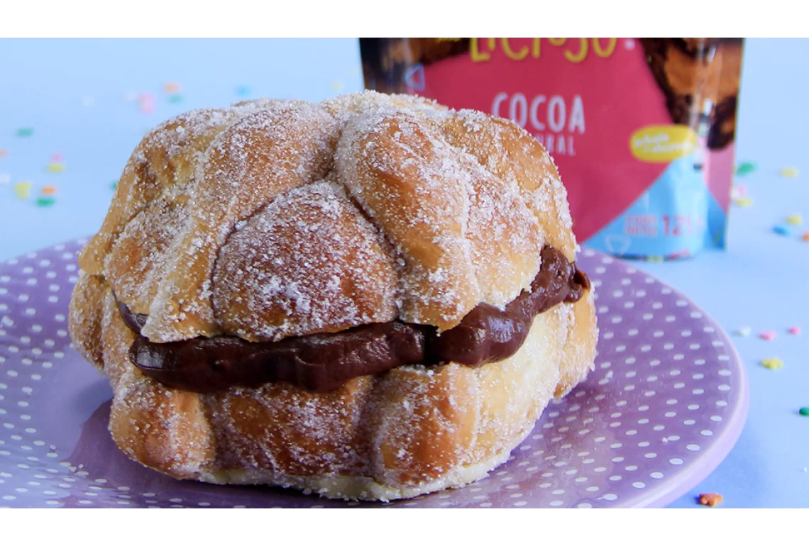 Relleno de chocolate para pan de muerto